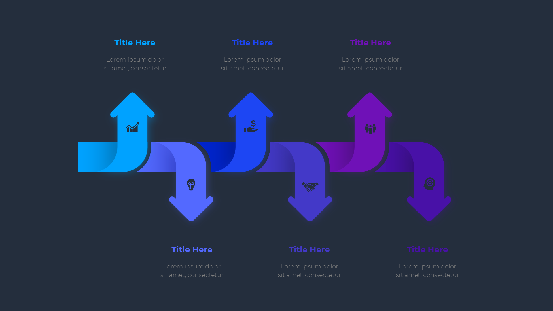 Infographic Solutions [dark] slide 8